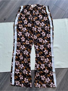 MARNI Floral Print Wide Leg Pants